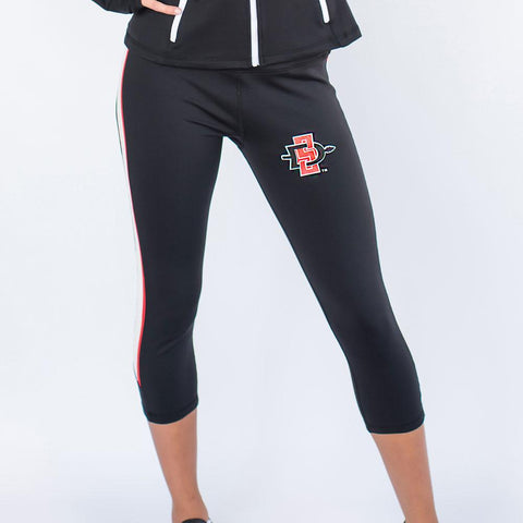 San Diego State Aztecs Ncaa Womens Yoga Pant (black)