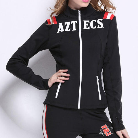 San Diego State Aztecs Ncaa Womens Yoga Jacket (black)