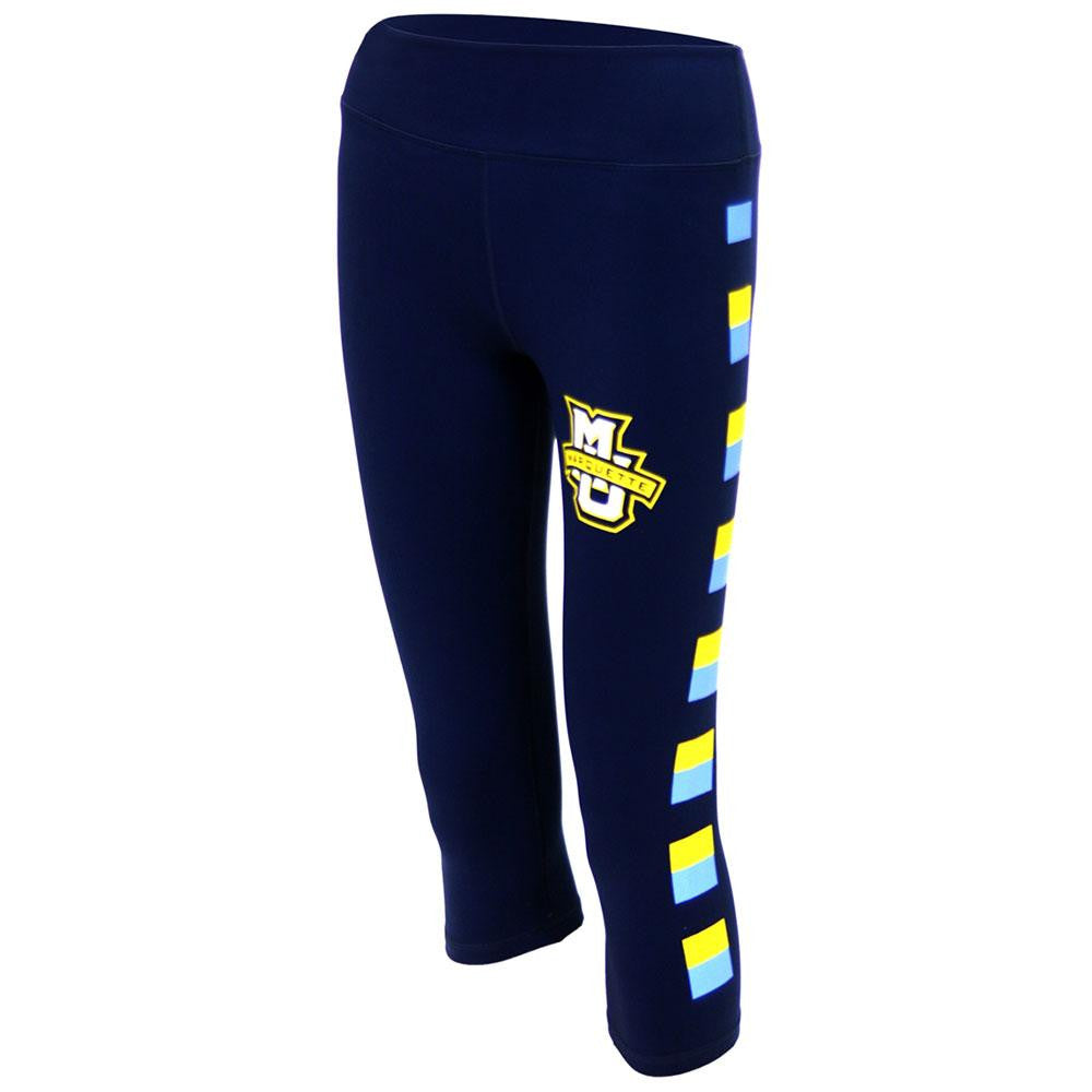 Marquette Golden Eagles Ncaa Womens Yoga Pant (navy Blue) (medium)