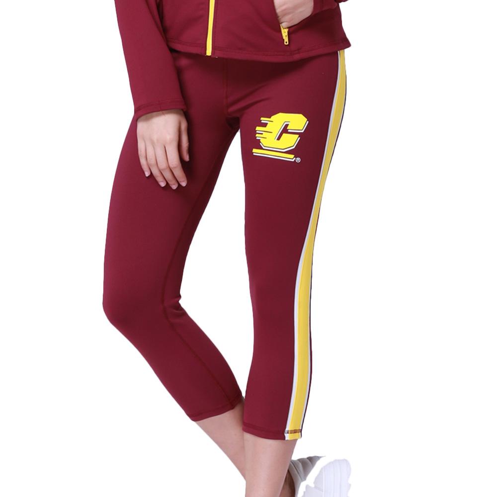 Central Michigan Chippewas Ncaa Womens Yoga Pant (maroon)