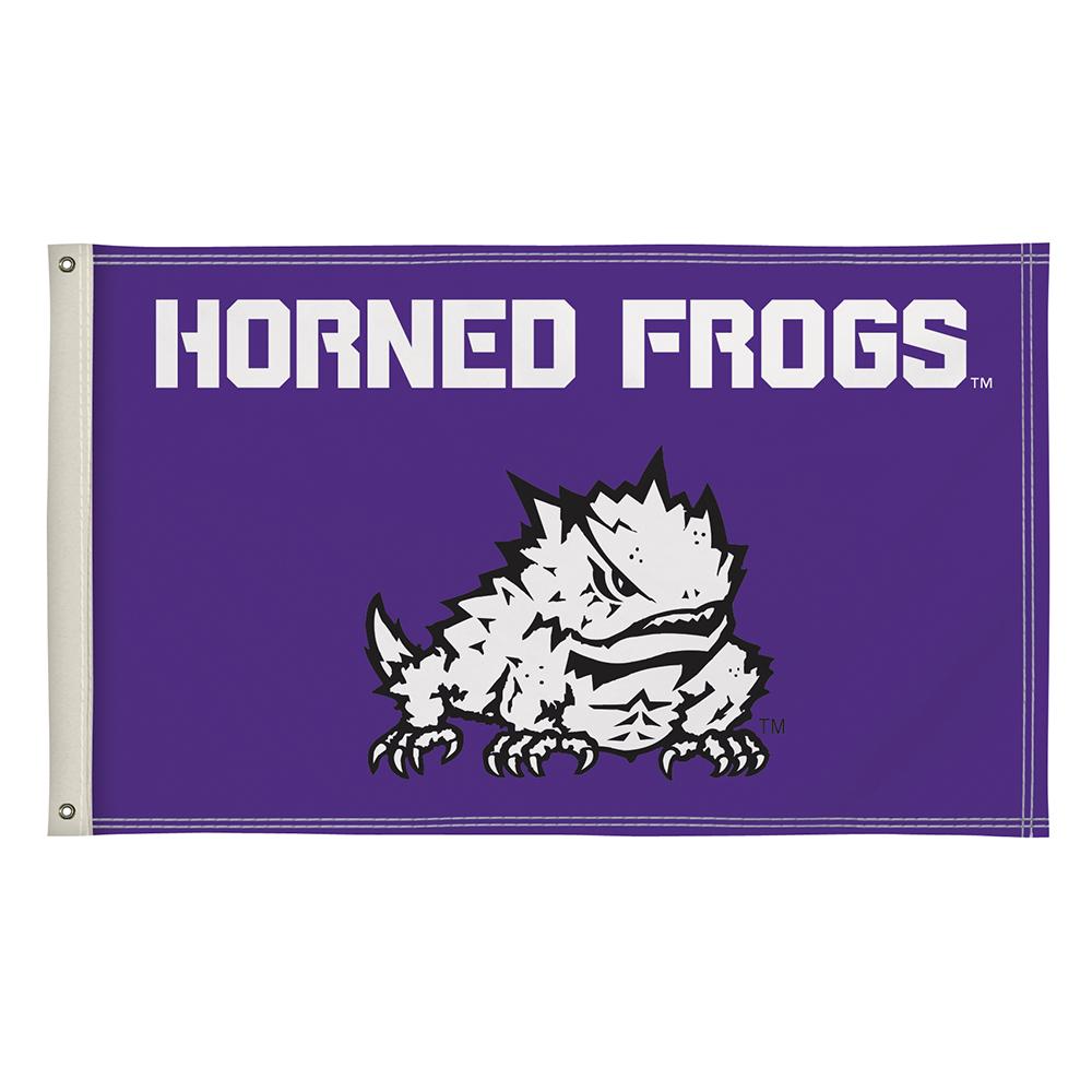 Texas Christian Horned Frogs Ncaa Flag (3ft X 5ft)