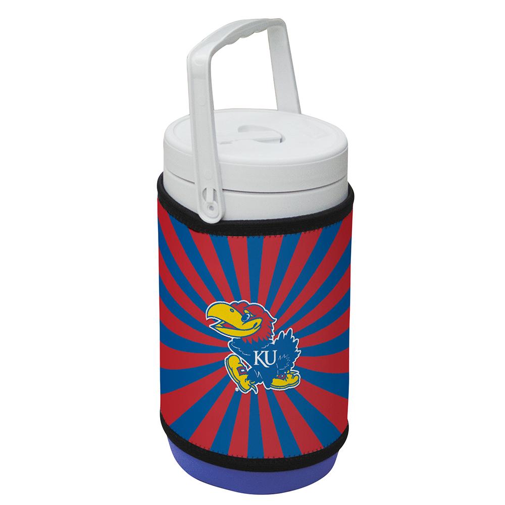 Kansas Jayhawks Ncaa Rappz 1-2 Gallon Cooler Cover