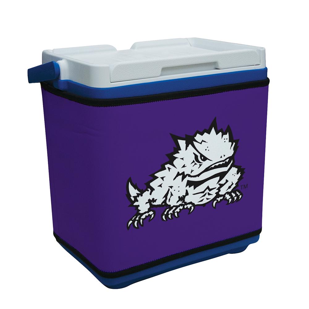 Texas Christian Horned Frogs Ncaa Rappz 18qt Cooler Cover