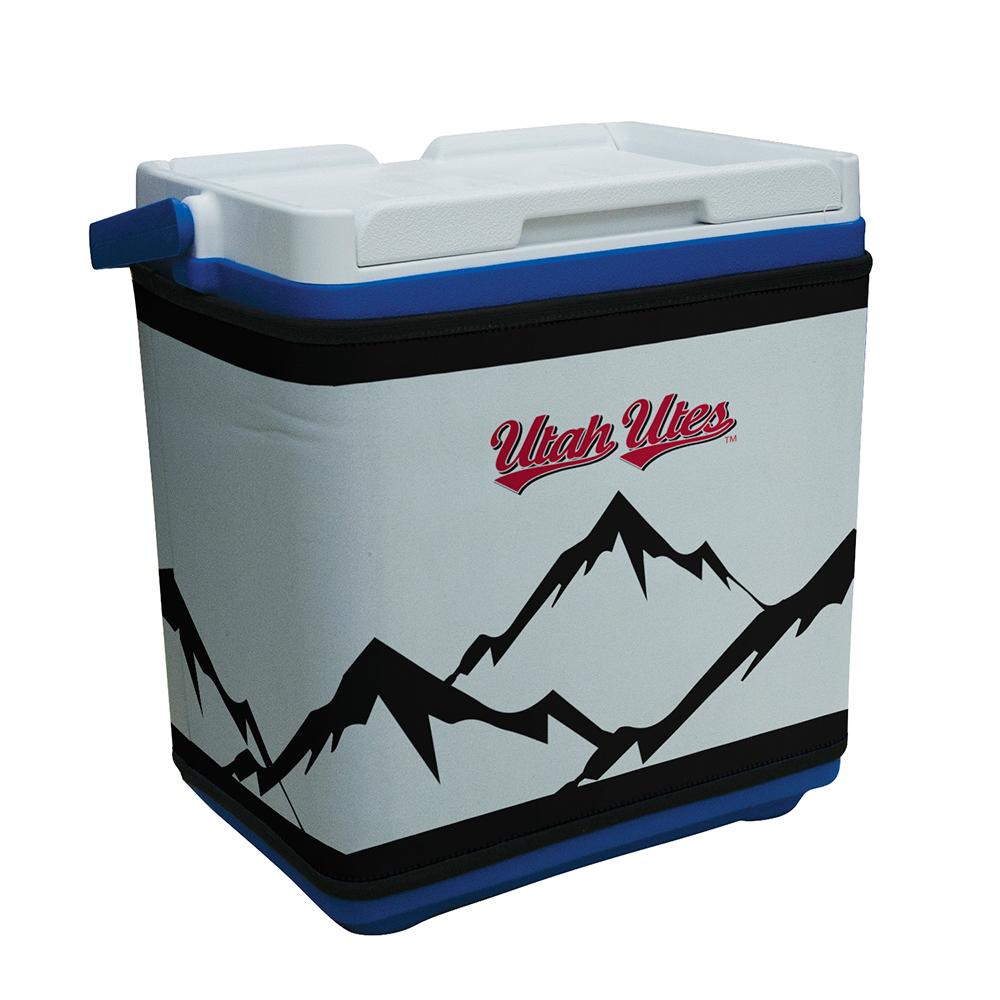 Utah Utes Ncaa Rappz 18qt Cooler Cover