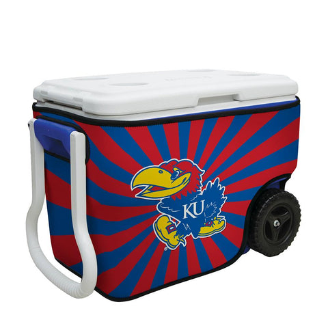 Kansas Jayhawks Ncaa Rappz 40qt Cooler Cover