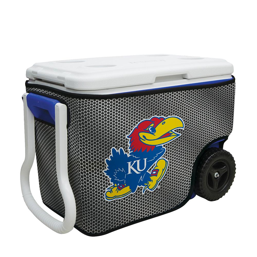 Kansas Jayhawks Ncaa Rappz 40qt Cooler Cover