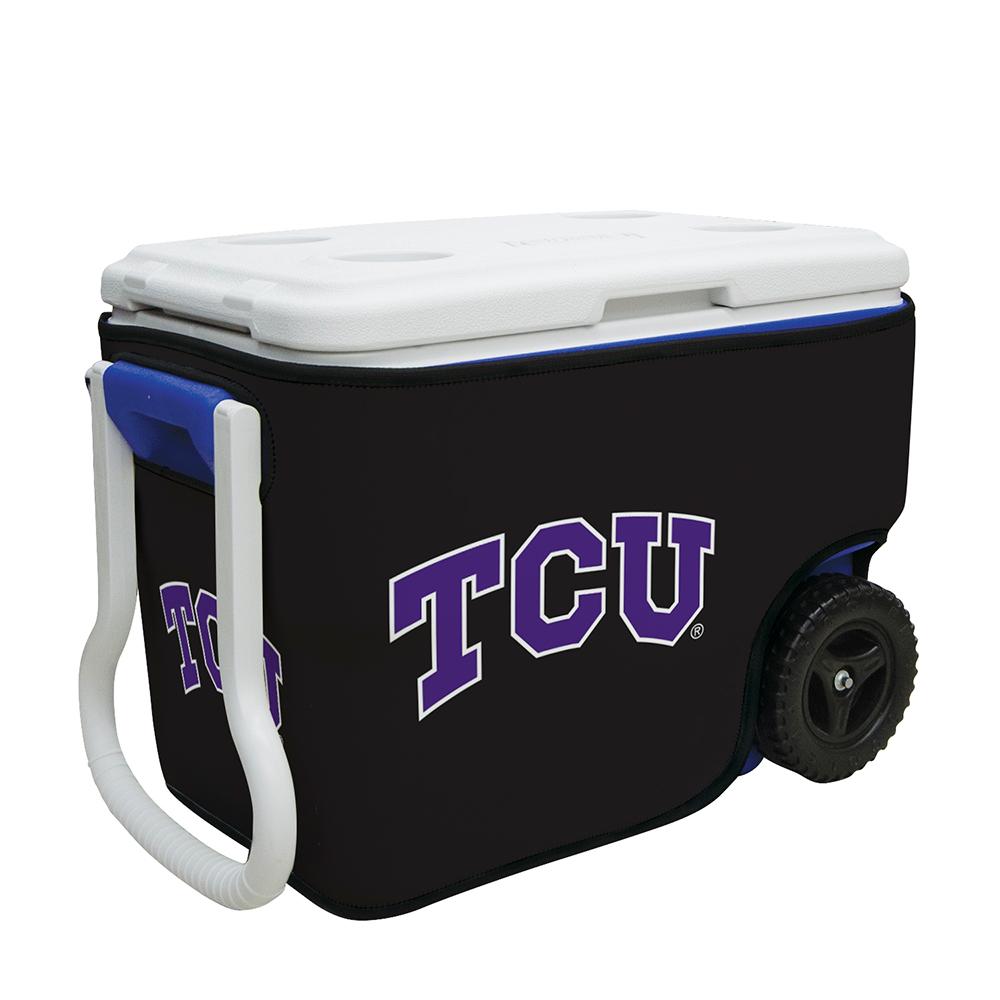 Texas Christian Horned Frogs Ncaa Rappz 40qt Cooler Cover