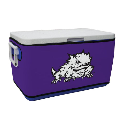 Texas Christian Horned Frogs Ncaa Rappz 48qt Cooler Cover