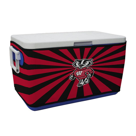 Wisconsin Badgers Ncaa Rappz 48qt Cooler Cover