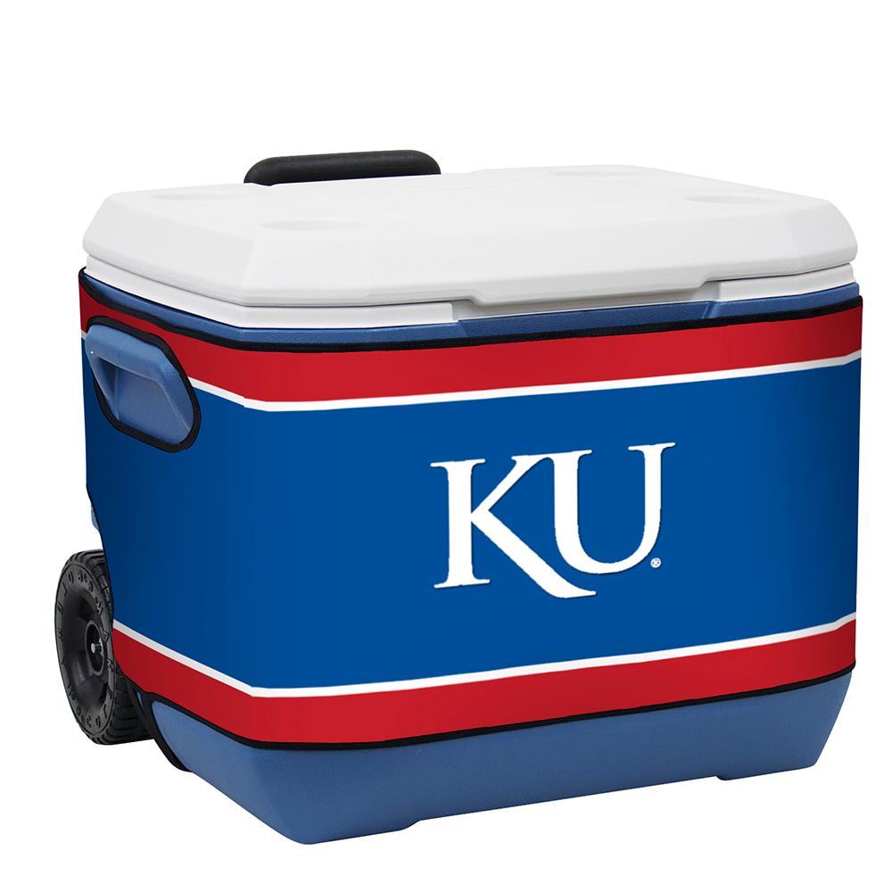 Kansas Jayhawks Ncaa Rappz 50qt Cooler Cover