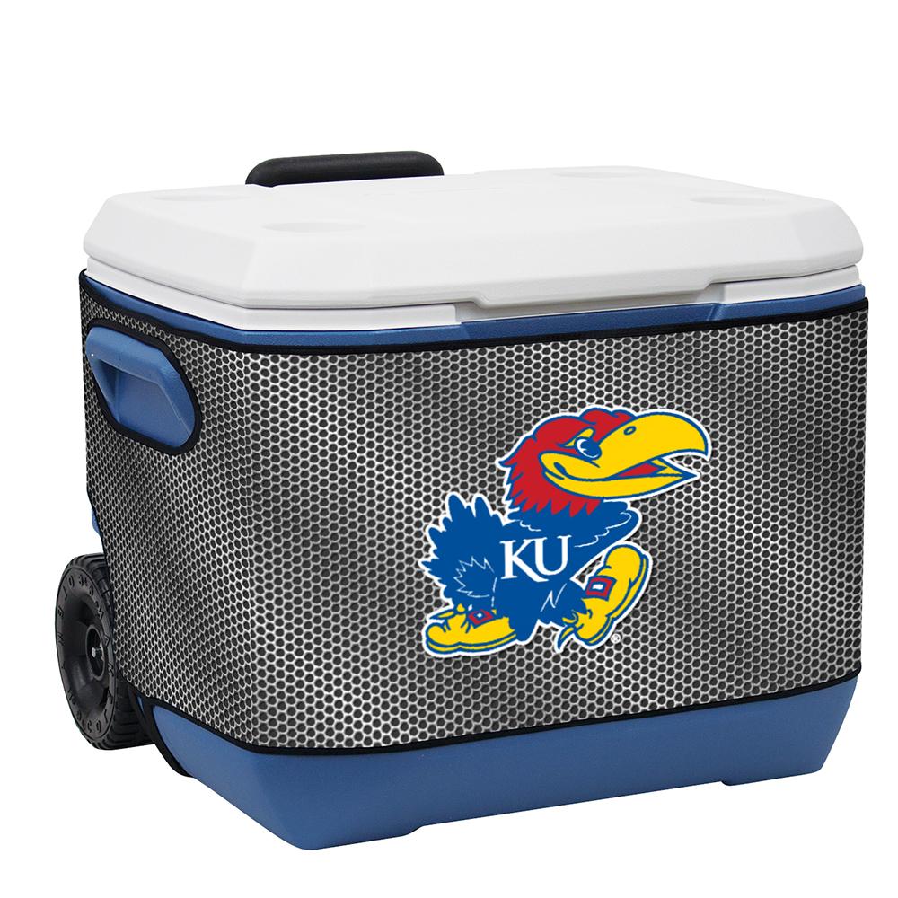 Kansas Jayhawks Ncaa Rappz 50qt Cooler Cover