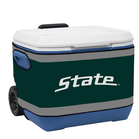 Michigan State Spartans Ncaa Rappz 50qt Cooler Cover