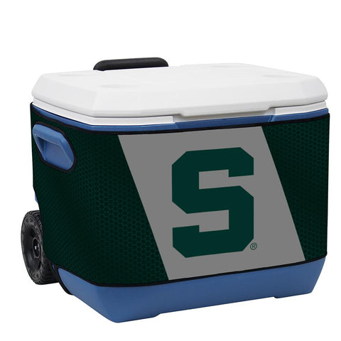 Michigan State Spartans Ncaa Rappz 50qt Cooler Cover