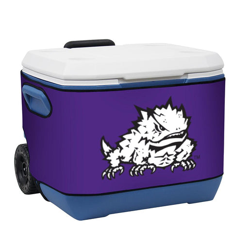 Texas Christian Horned Frogs Ncaa Rappz 50qt Cooler Cover