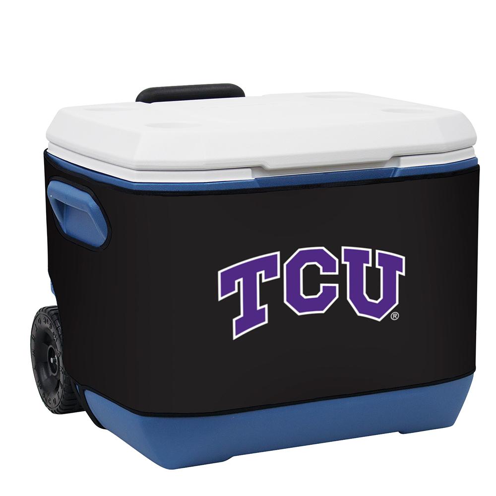 Texas Christian Horned Frogs Ncaa Rappz 50qt Cooler Cover