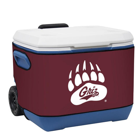 Montana Grizzlies Ncaa Rappz 50qt Cooler Cover