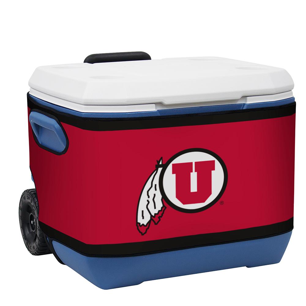 Utah Utes Ncaa Rappz 50qt Cooler Cover