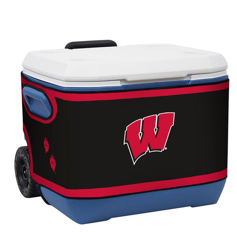 Wisconsin Badgers Ncaa Rappz 50qt Cooler Cover
