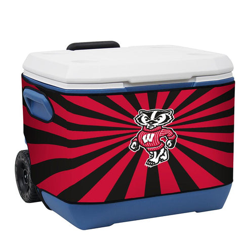 Wisconsin Badgers Ncaa Rappz 50qt Cooler Cover