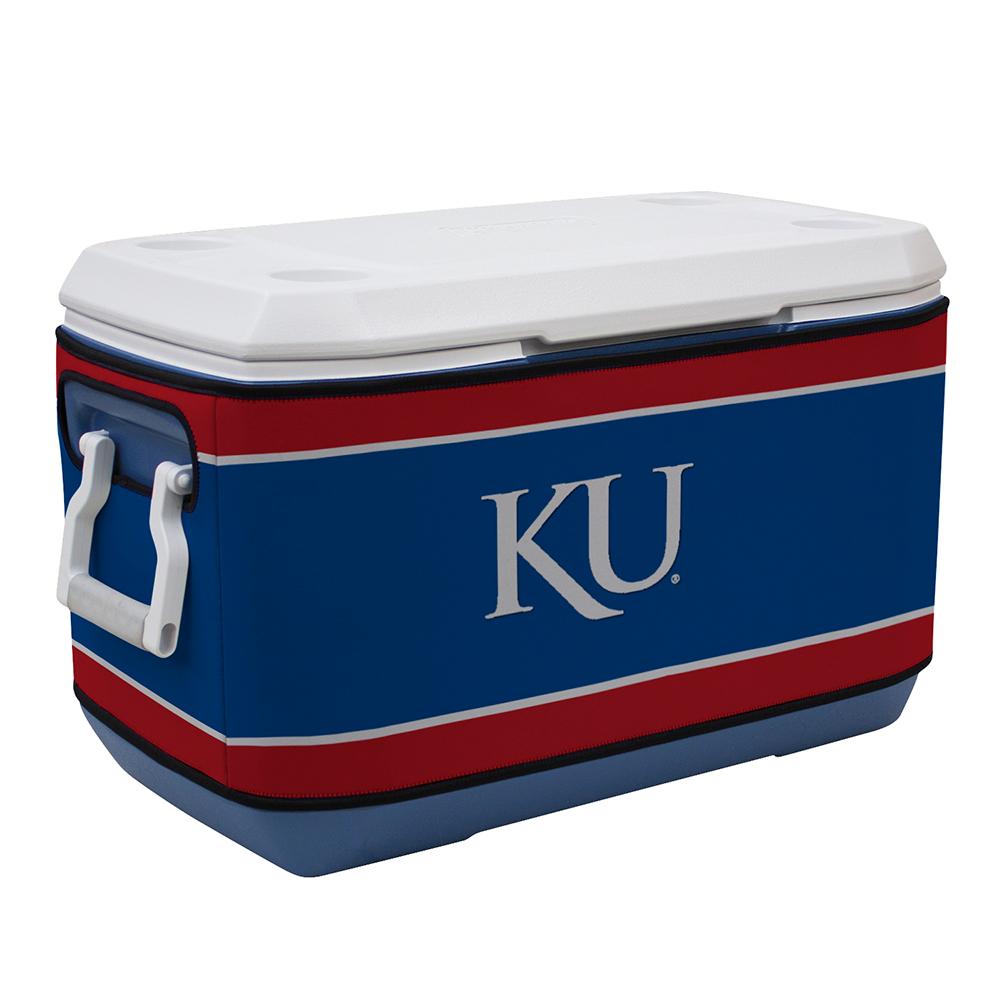 Kansas Jayhawks Ncaa Rappz 70qt Cooler Cover