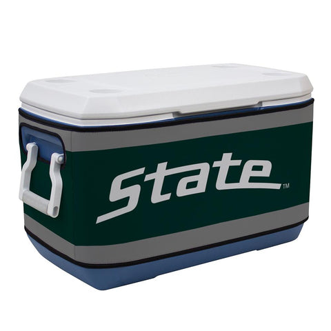 Michigan State Spartans Ncaa Rappz 70qt Cooler Cover