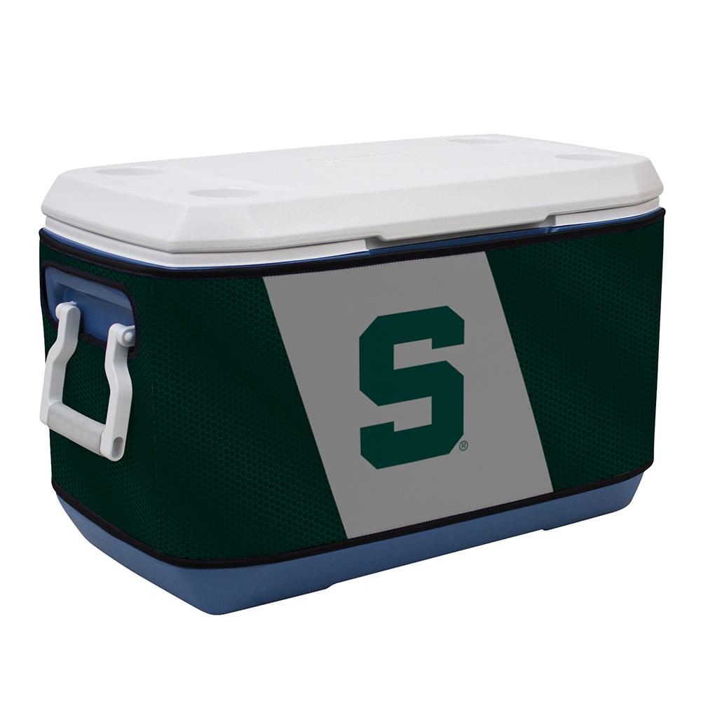 Michigan State Spartans Ncaa Rappz 70qt Cooler Cover