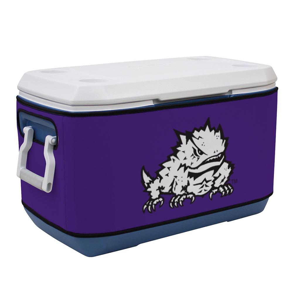 Texas Christian Horned Frogs Ncaa Rappz 70qt Cooler Cover