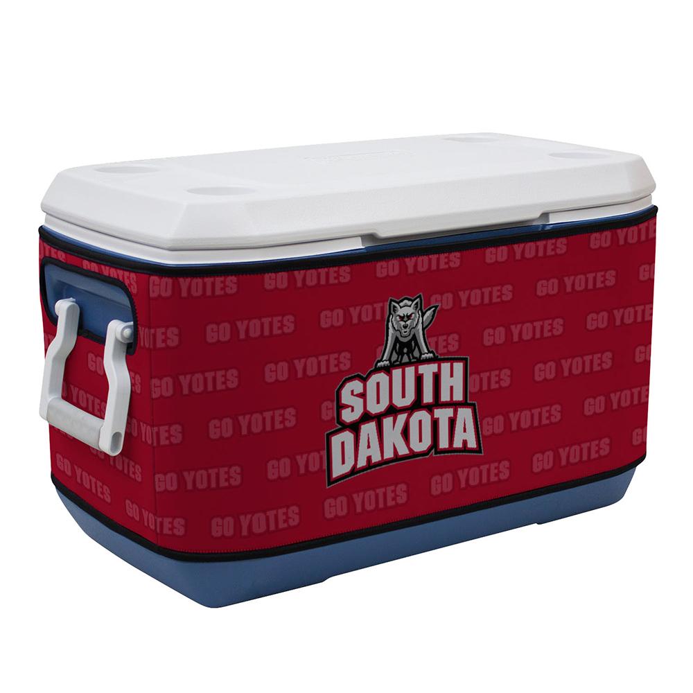 South Dakota Coyotes Ncaa Rappz 70qt Cooler Cover