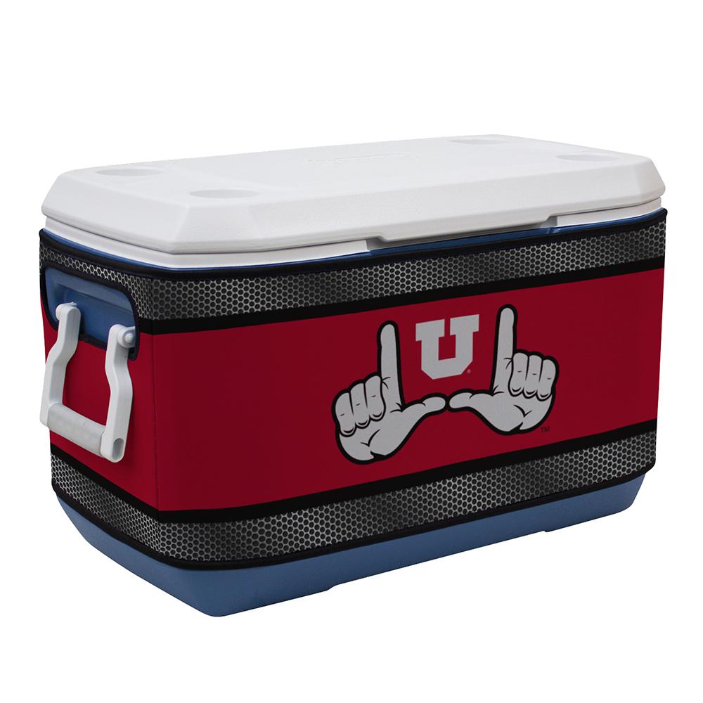 Utah Utes Ncaa Rappz 70qt Cooler Cover