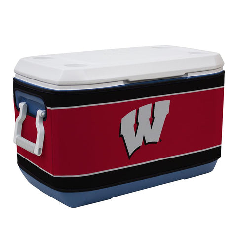 Wisconsin Badgers Ncaa Rappz 70qt Cooler Cover