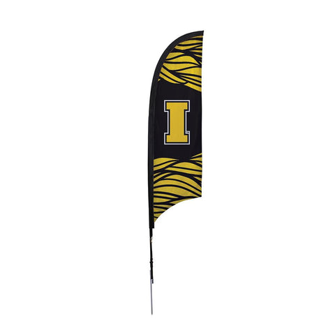 Iowa Hawkeyes Ncaa 7 Foot Razor Sail Sign