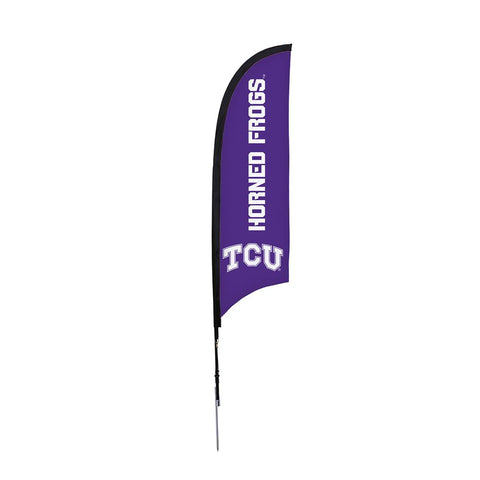 Texas Christian Horned Frogs Ncaa 7 Foot Razor Sail Sign