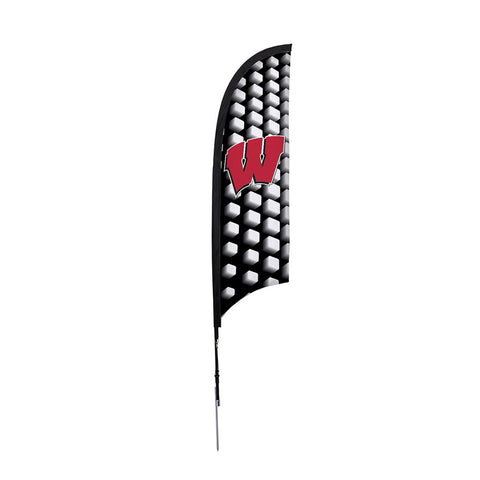 Wisconsin Badgers Ncaa 7 Foot Razor Sail Sign