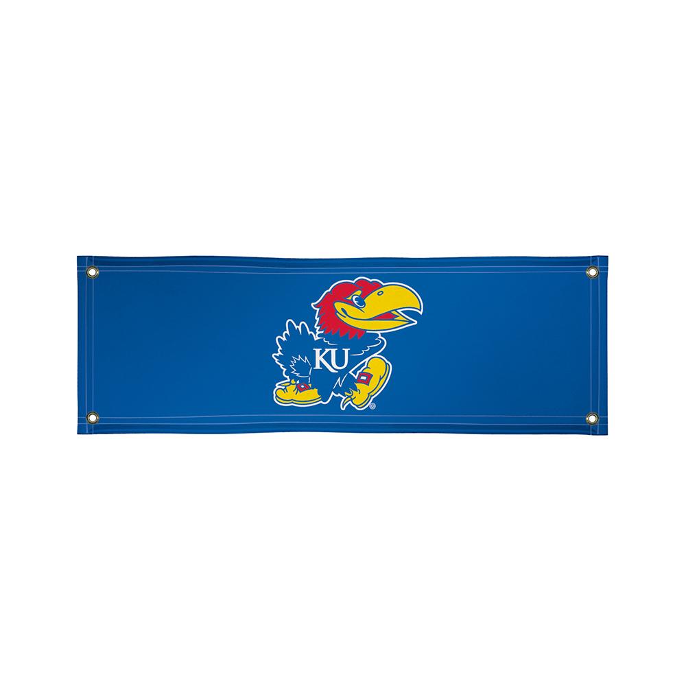 Kansas Jayhawks Ncaa Vinyl Banner (2ft X 6ft)