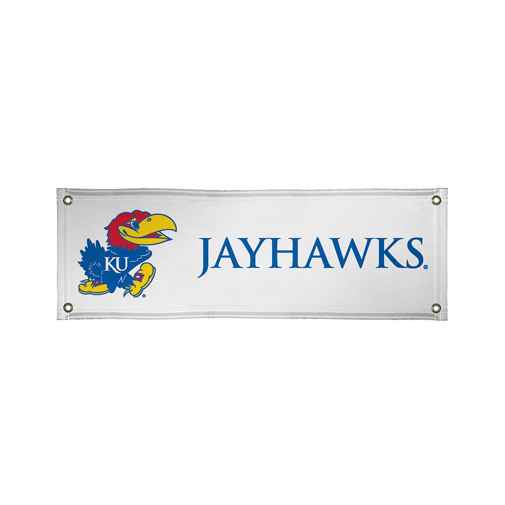 Kansas Jayhawks Ncaa Vinyl Banner (2ft X 6ft)