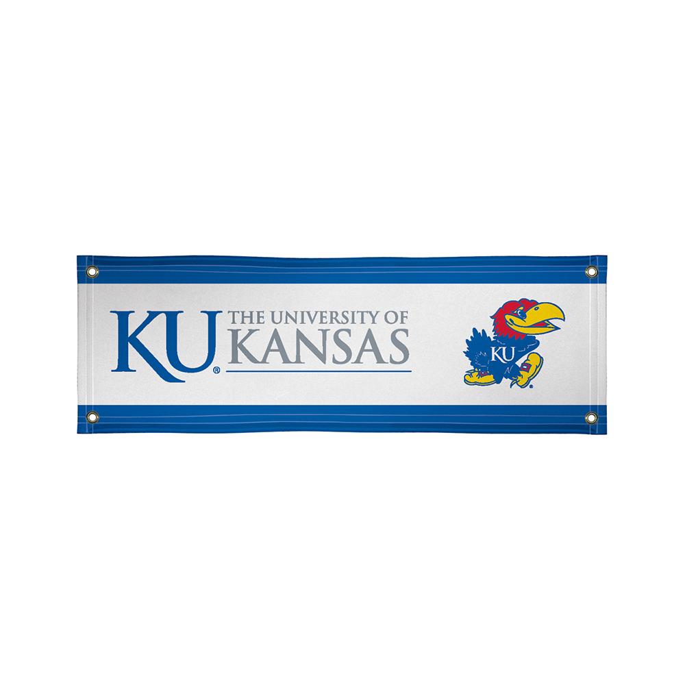 Kansas Jayhawks Ncaa Vinyl Banner (2ft X 6ft)