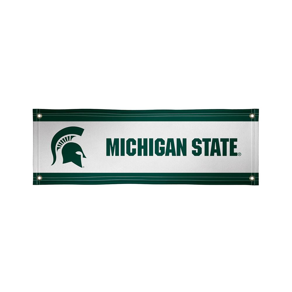 Michigan State Spartans Ncaa Vinyl Banner (2ft X 6ft)