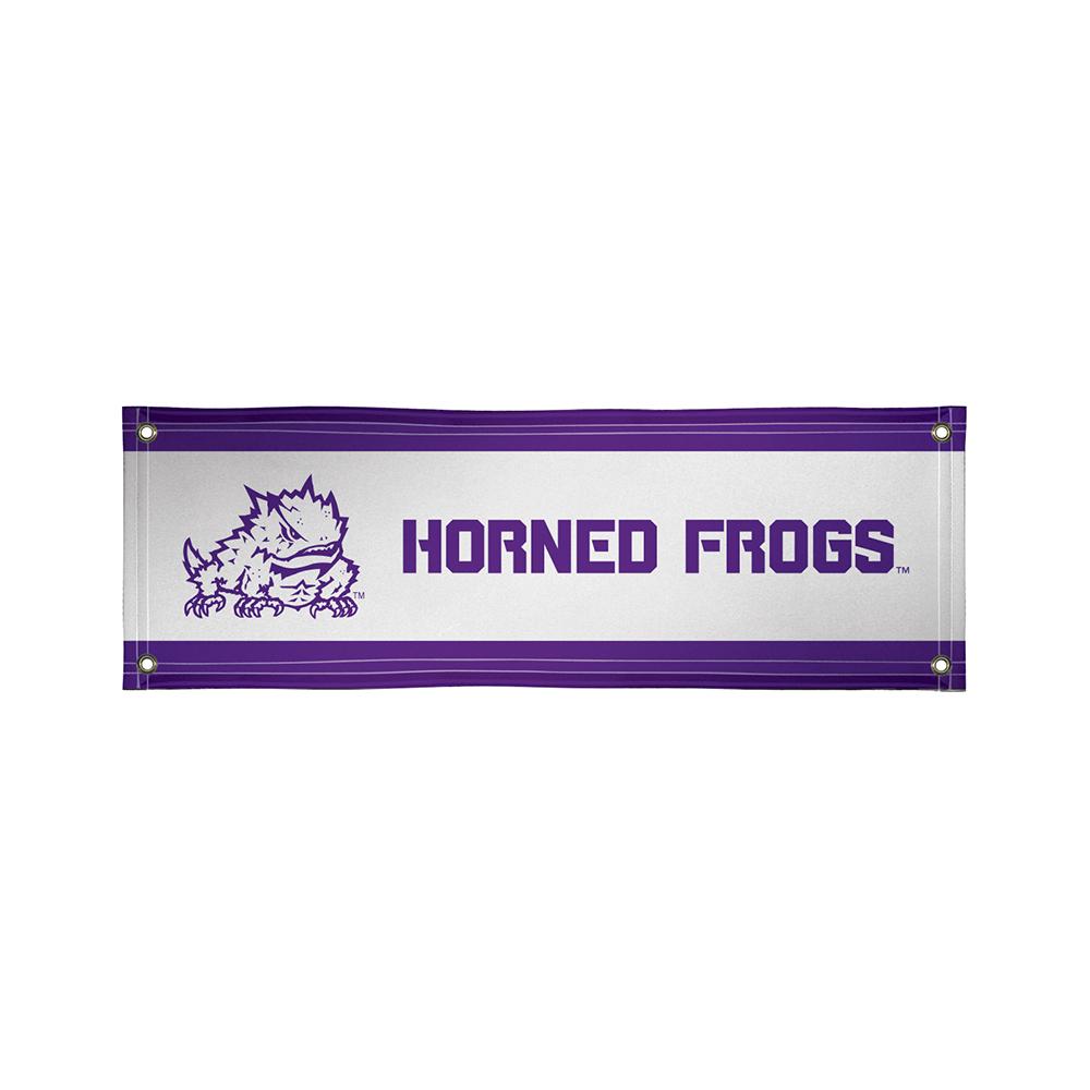 Texas Christian Horned Frogs Ncaa Vinyl Banner (2ft X 6ft)