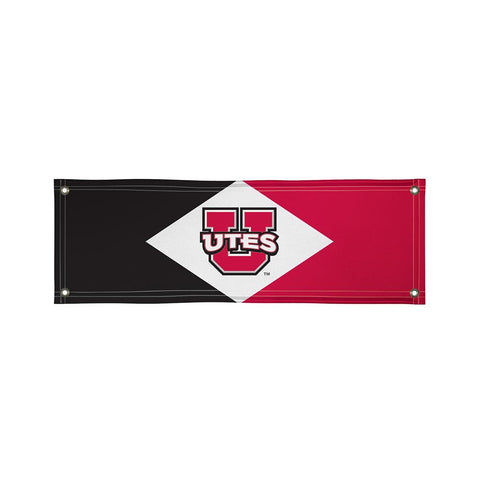 Utah Utes Ncaa Vinyl Banner (2ft X 6ft)