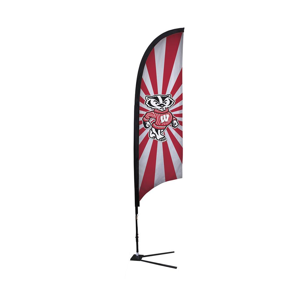 Wisconsin Badgers Ncaa 7 Foot Razor Sail Sign