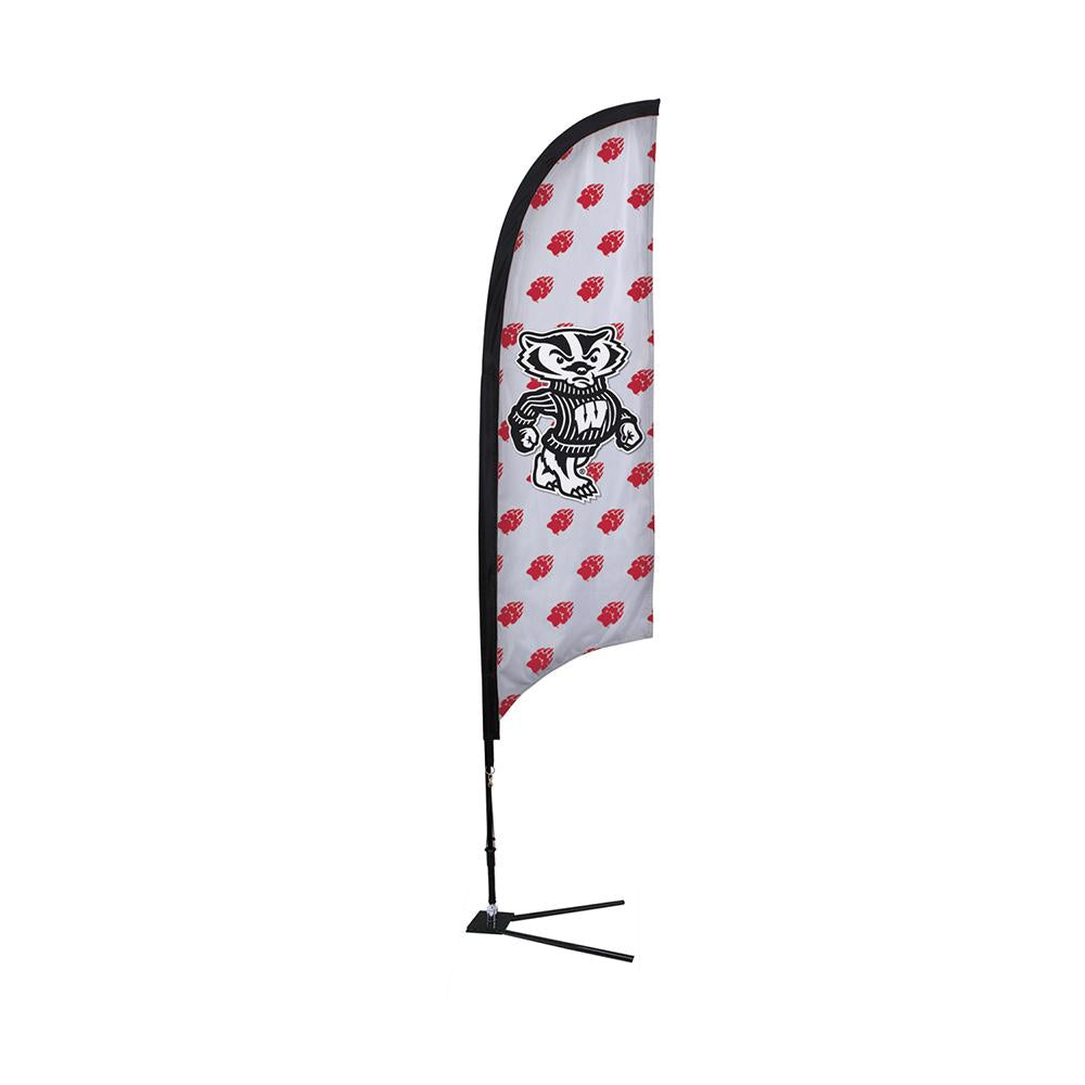 Wisconsin Badgers Ncaa 7 Foot Razor Sail Sign