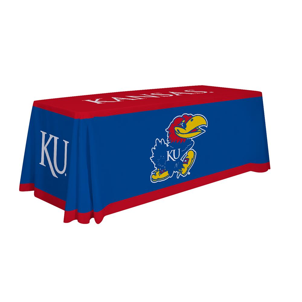 Kansas Jayhawks Ncaa 6 Foot Table Throw