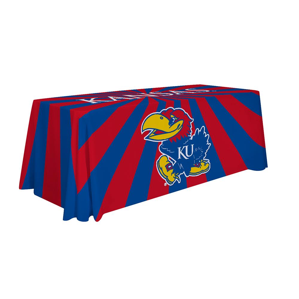 Kansas Jayhawks Ncaa 6 Foot Table Throw