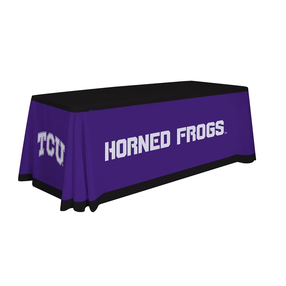 Texas Christian Horned Frogs Ncaa 6 Foot Table Throw