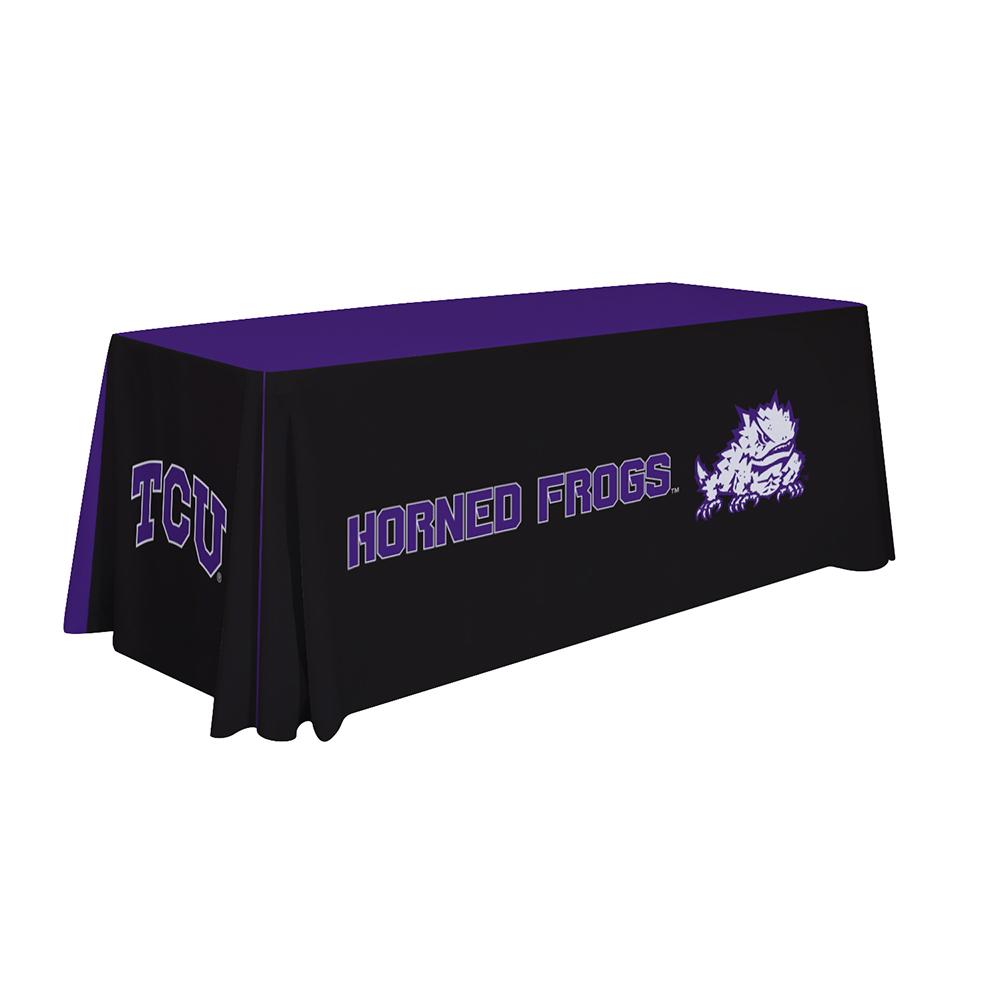 Texas Christian Horned Frogs Ncaa 6 Foot Table Throw