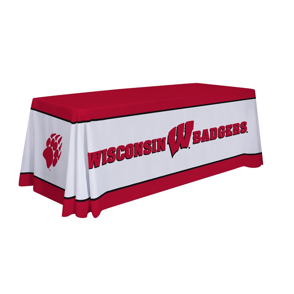 Wisconsin Badgers Ncaa 6 Foot Table Throw