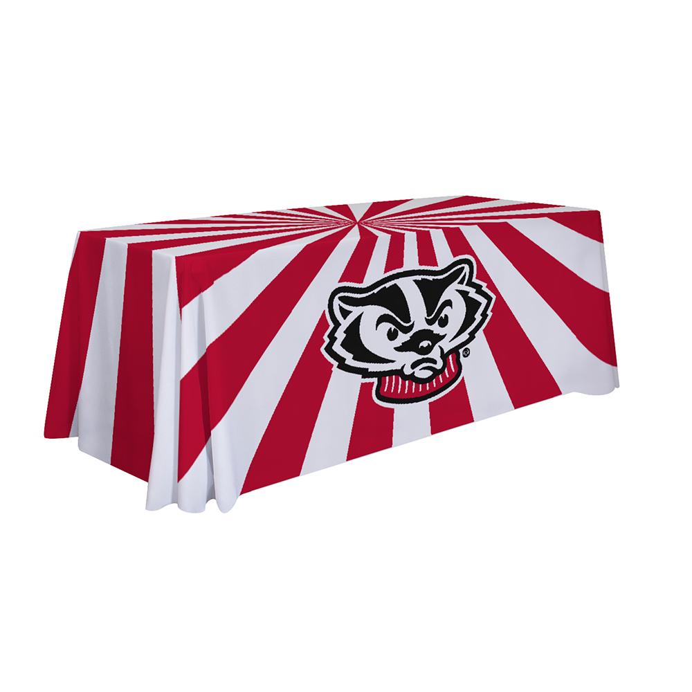 Wisconsin Badgers Ncaa 6 Foot Table Throw