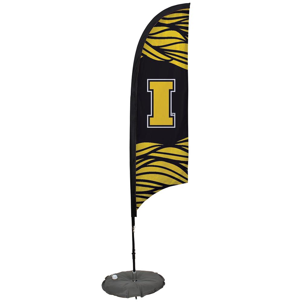 Iowa Hawkeyes Ncaa 7 Foot Razor Sail Sign