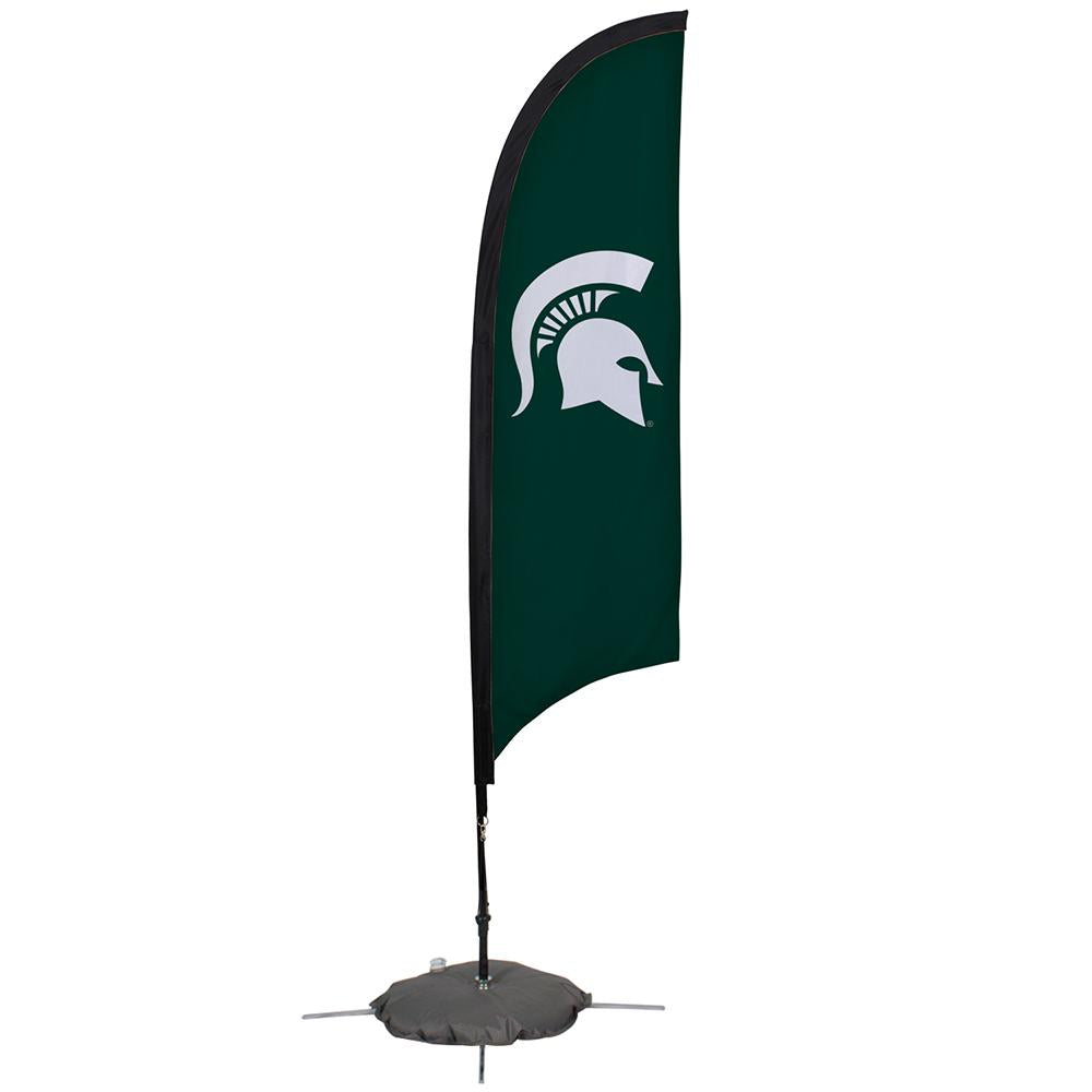 Michigan State Spartans Ncaa 7 Foot Razor Sail Sign