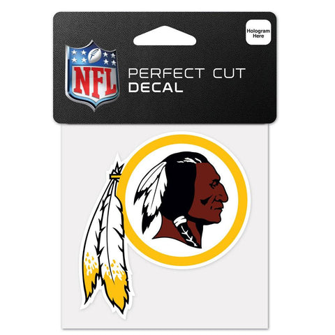 Washington Redskins NFL Perfect Cut Color Decal 4 x 4